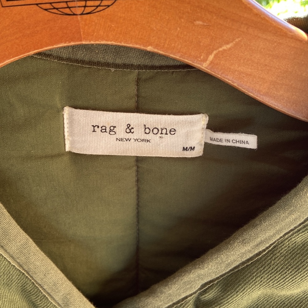 Rag & Bone Liner Quilted Slub Cotton Canvas Jacket - Picture 3 of 10
